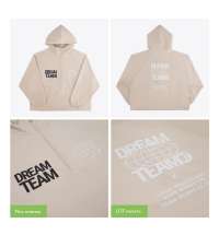 Ветровка (анорак) оверсайз унисекс RISSMAN, бежевая, размер XS/S