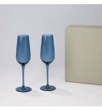 Подарочный набор 2 бокала для шампанского Toscana в серой коробке