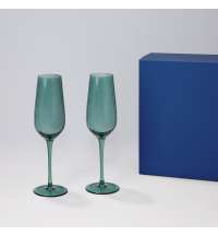 Подарочный набор 2 бокала для шампанского Capri в синей коробке