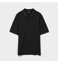 Рубашка поло унисекс Upswing, черная