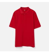 Рубашка поло унисекс Upswing, красная