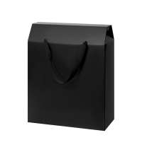 Подарочная коробка-пакет универсальная большая, черная