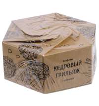 Конфеты «Кедровый грильяж» с клюквой