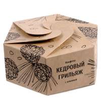 Конфеты «Кедровый грильяж» с клюквой