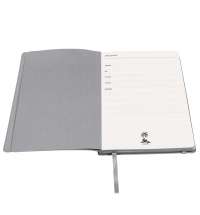 Ежедневник A5 недатированный Dante в мягком переплёте софт-тач, серый