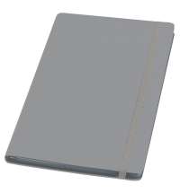 Ежедневник A5 недатированный Dante в мягком переплёте софт-тач, серый