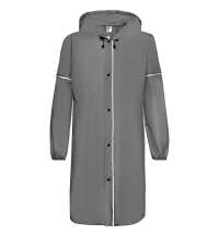 Дождевик со светоотражающими элементами Rainman Blink, серый