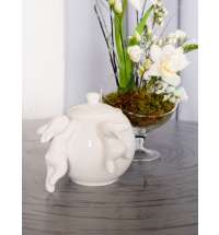 Сахарница с кроликами (NEW), 1000 мл, Белый