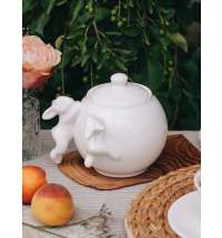 Сахарница с кроликами (NEW), 1000 мл, Белый