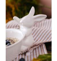 Мисочка с кроликом, 500 мл, Белый