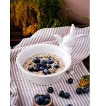 Мисочка с кроликом, 500 мл, Белый