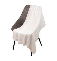 Плед Fado вязаный, бежевый (без подарочной коробки)