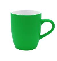 Кружка New Aurora Soft, софт тач, зеленая