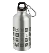 Бутылка для спорта «Industry. Энергетика», серебристая
