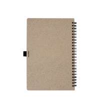 Блокнот А5 «Toledo M» с обложкой из пшеницы и пластика