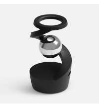 Настольный антистресс Mindflow, черный с серебристым