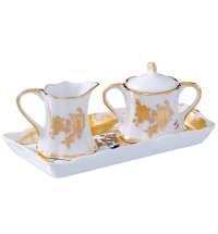 Набор &amp;quot;Мелисса&amp;quot; (молочник и сахарница на блюдце), 17 * 8,5 *7 см 167379