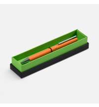 Ручка шариковая Blade Soft Touch в футляре, оранжевая