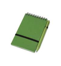 Блокнот «Toledo S» с шариковой ручкой из пшеницы и пластика