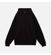 Худи оверсайз унисекс FUSION, черный, размер M/L