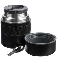 Термос для еды Takk Pappa, черный