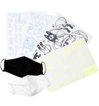 Набор масок для лица с термонаклейками Crazy World