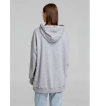 Худи оверсайз «Чистая Соль», серый меланж