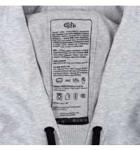 Худи оверсайз «Чистая Соль», серый меланж