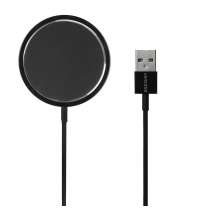 Беспроводное зарядное устройство с магнитом Magmate, черное