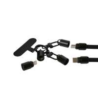 Кабель-ланьярд Voltrix, черный