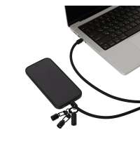 Кабель-ланьярд Voltrix, черный