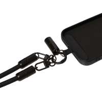 Кабель-ланьярд Voltrix, черный