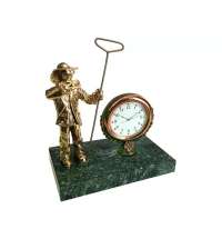 Настольный прибор &amp;quot;Металлург&amp;quot;, золотистый/зеленый