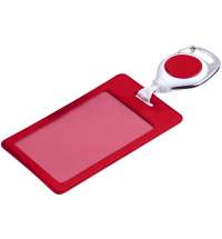 Чехол для пропуска с ретрактором Dorset, красный