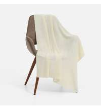 Плед Quadrisma, белый (молочный)