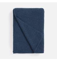 Плед Serenita, синий (джинс)