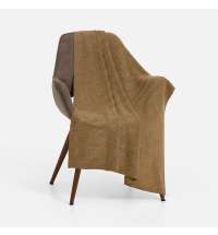 Плед Locus Solus, коричнево-бежевый меланж