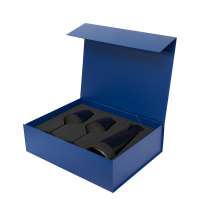 Подарочный набор декантер + 2 бокала для вина Black Edition в синей коробке