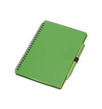 Блокнот А5 «Toledo M» с обложкой из пшеницы и пластика и шариковой ручкой