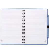 Блокнот А5 «Toledo M» с обложкой из пшеницы и пластика и шариковой ручкой