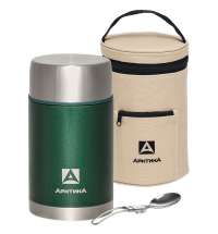 Термос для еды в чехле &laquo;Арктика 1000&raquo;, зеленый