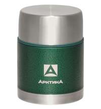 Термос для еды в чехле «Арктика 600», зеленый