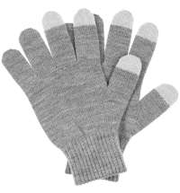 Перчатки сенсорные Real Talk, серые