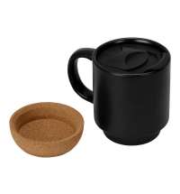 Кружка с пробковым дном и крышкой «Denpasar»