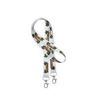 Ланъярд под сублимацию с 2-мя карабинами