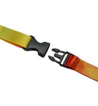 Ланъярд под сублимацию с карабином и межуровневым замком