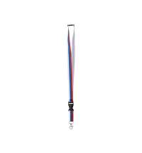 Ланъярд под сублимацию с карабином, межуровневым замком и замком обрыва