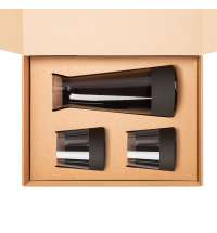 Подарочный набор декантер + 2 стакана Black Edition, черный