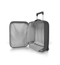 Чемодан складной Rollink Vega II 55x40x20 см, 2 колеса, серо-синий