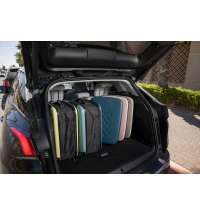 Чемодан складной Rollink Vega II 55x40x20 см, 2 колеса, сине-зеленый